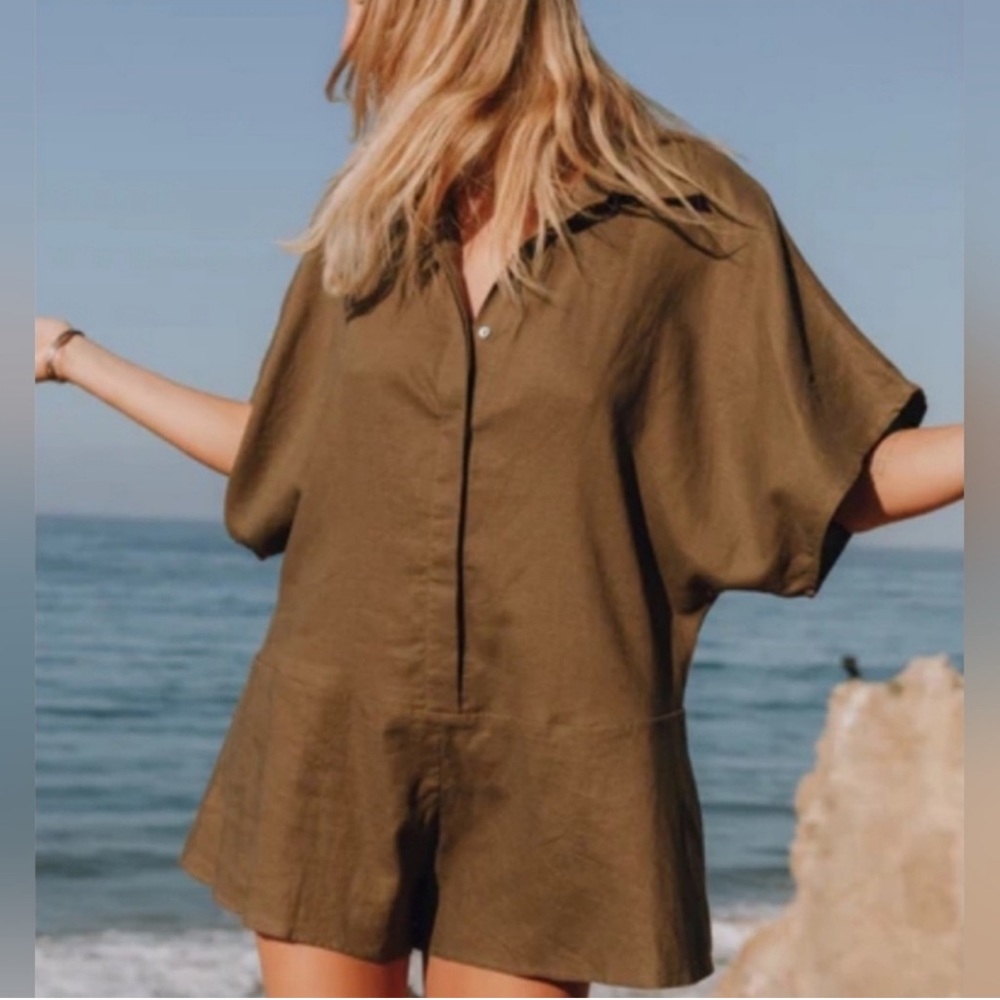 Daily Drills Olive Jumpsuit